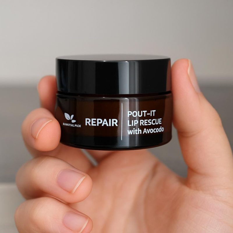 REPAIR | Pout-It Lip Rescue with Avocado Gentle Lip Scrub
