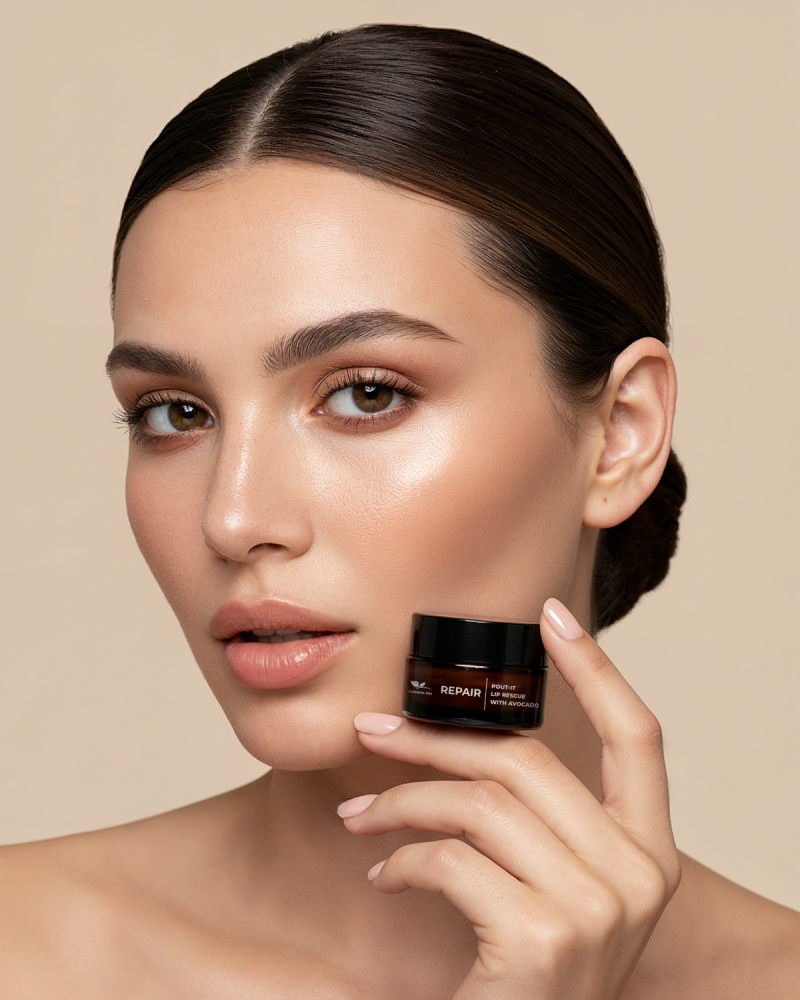 Pout-It Lip Rescue with Avocado Gentle Lip Scrub